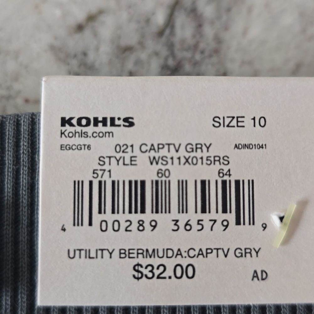 Sonoma Charcoal Bermuda Shorts - Picture 5 of 6